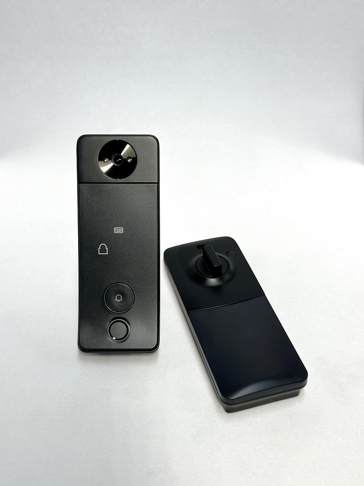 New Arrival Digital Door Lock Doorbell With Chime 720p Camera WIFI TUYA APP Remote Control Security Smart Deadbolt Door Lock