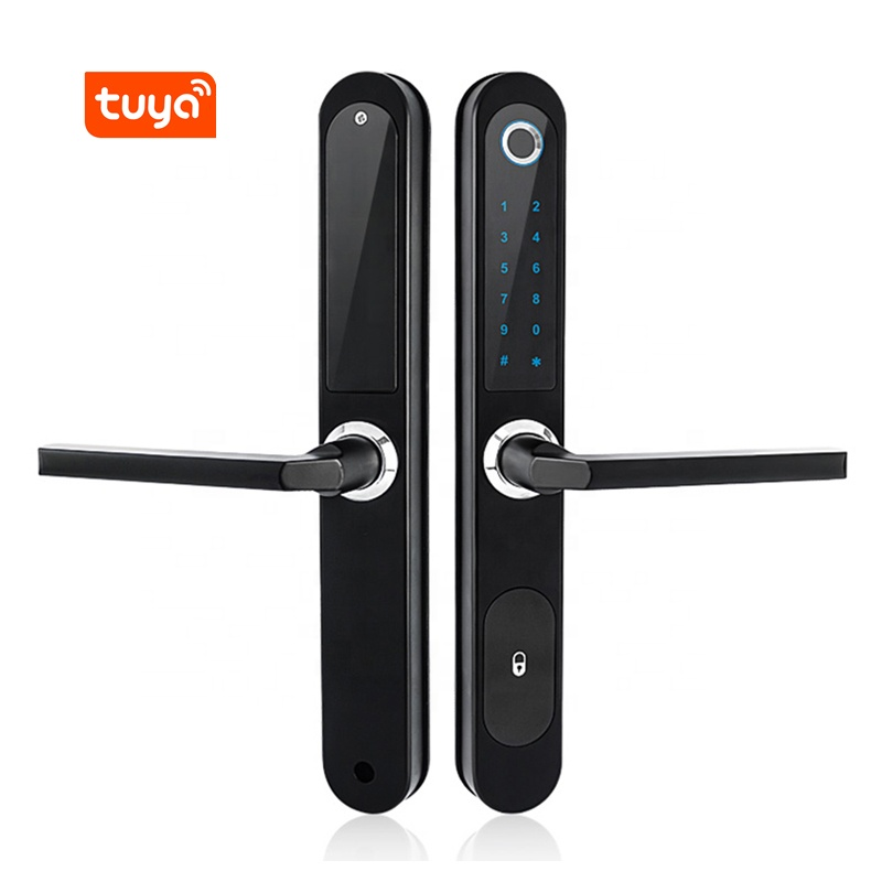 High Quality Aluminium Intelligent Door Lock Waterproof Fingerprint Biometric Digital Lock for Sliding Door