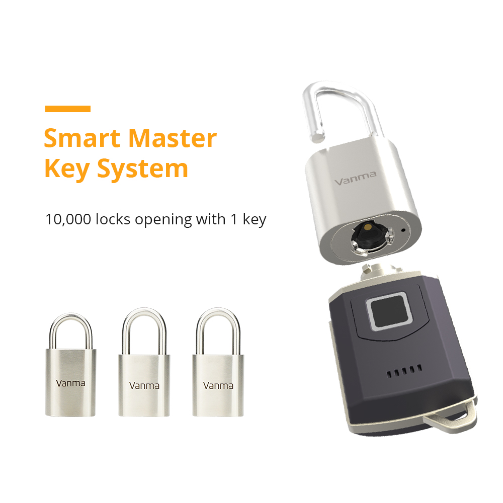 Customizable Power-free Wireless Lock/unlock Access Privileges Lock Usage History One Key to Open Multiple Locks Padlocks