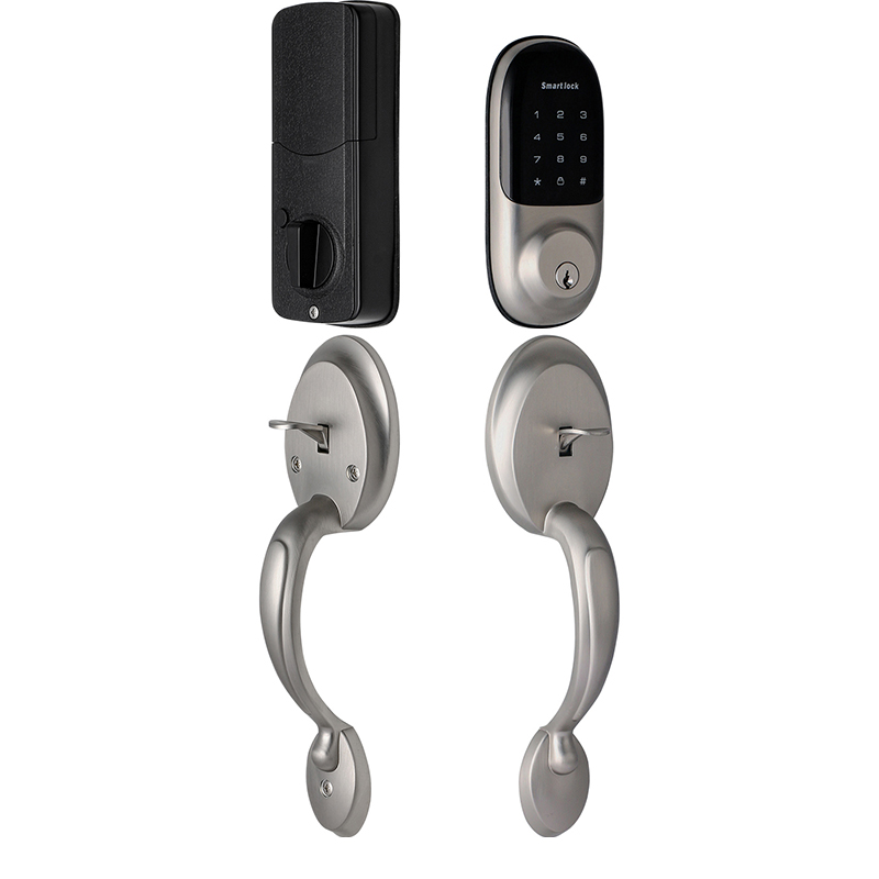 Factory Wholesale WiFi Smart Door Lock With Camera Tuya Electric Digital Password Keyless Security Fingerprint Deadbolt Lock