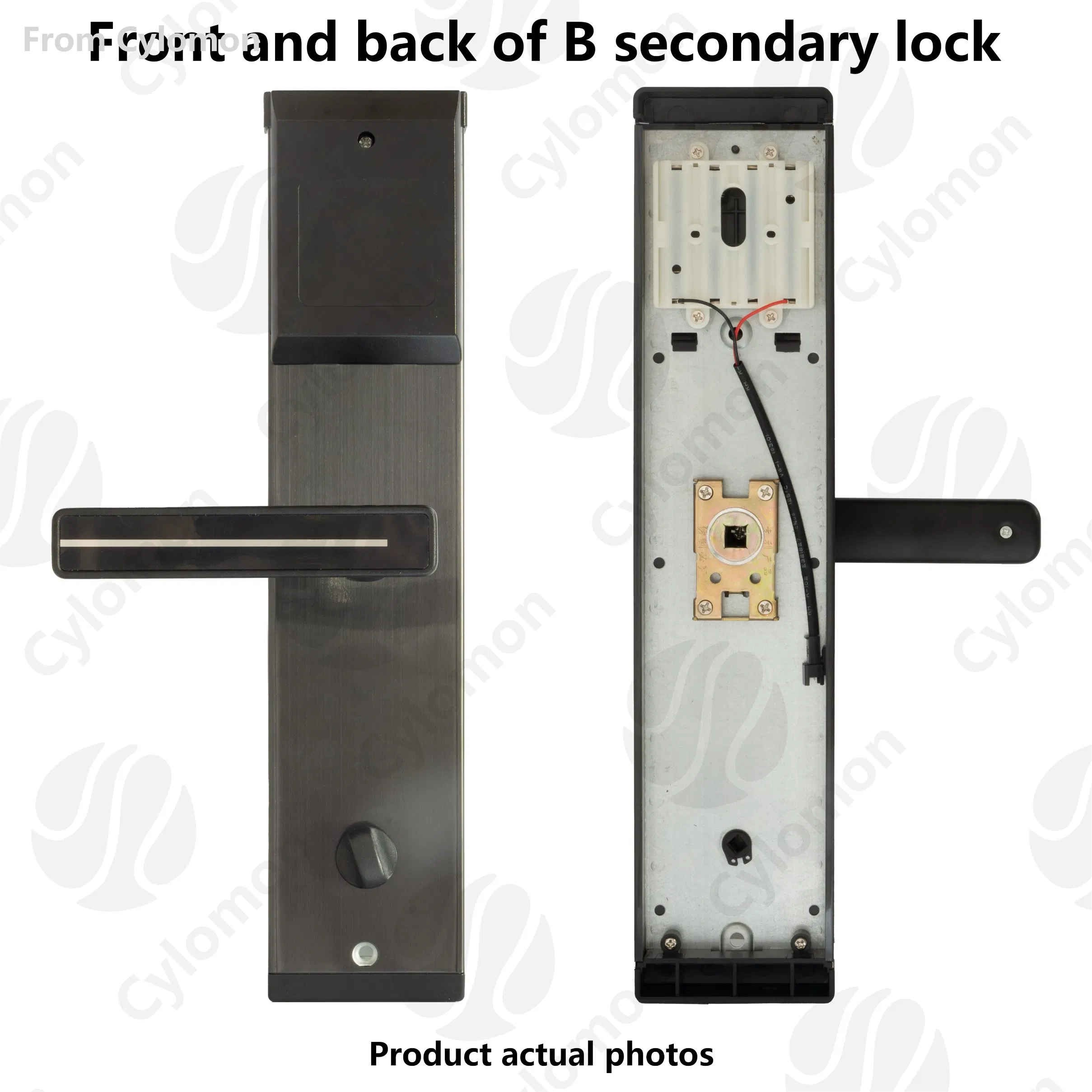 Bluetooth Hotel Card 304 Stainless Steel Digital Intelligent Office EU Mortise Hot Selling Handle Keyless Hotel Lock with Mobile APP Open