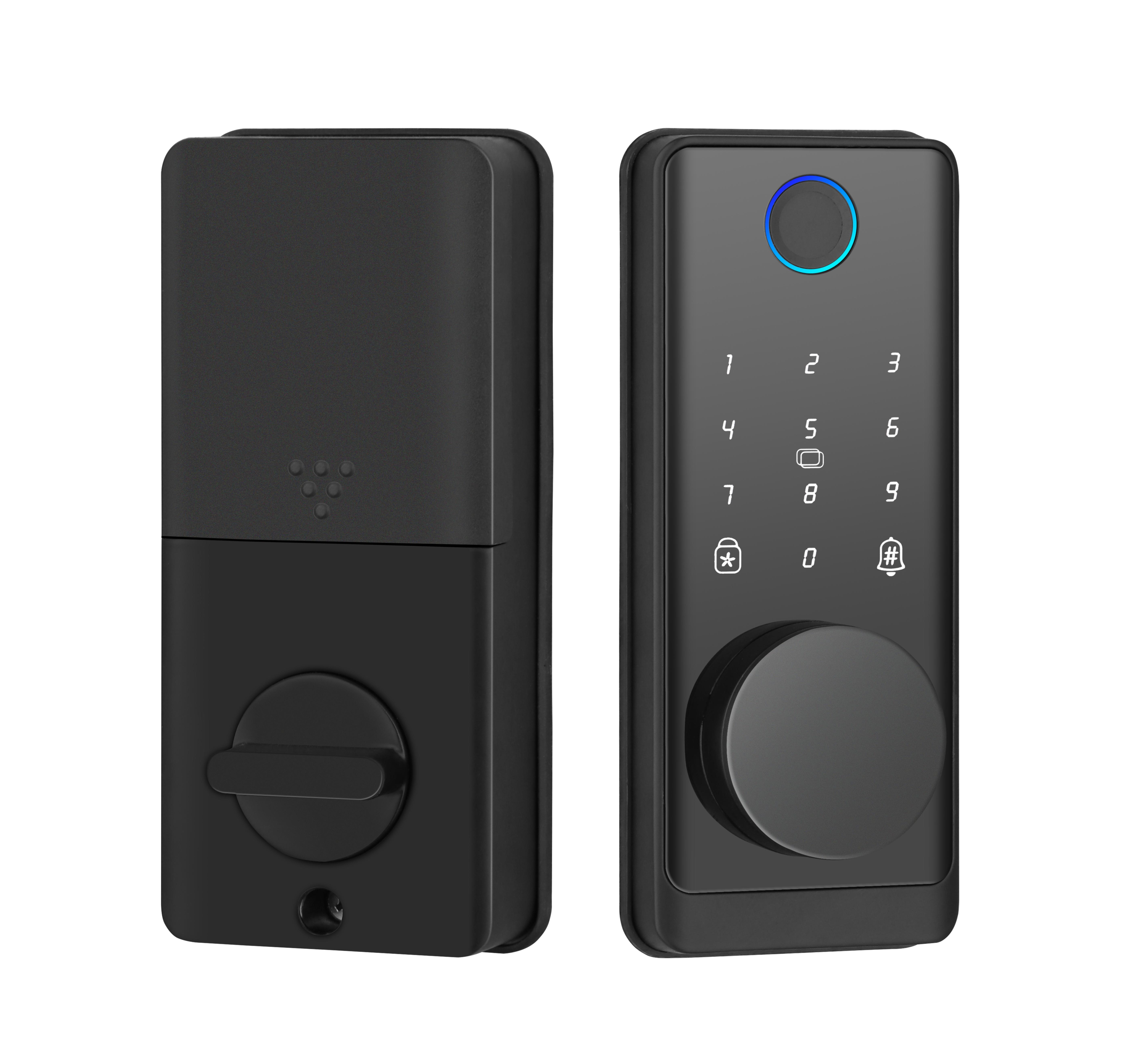 Aluminum Alloy Tuya Wifi Deadbolt Fingerprint Smart Lock Remote Padlock