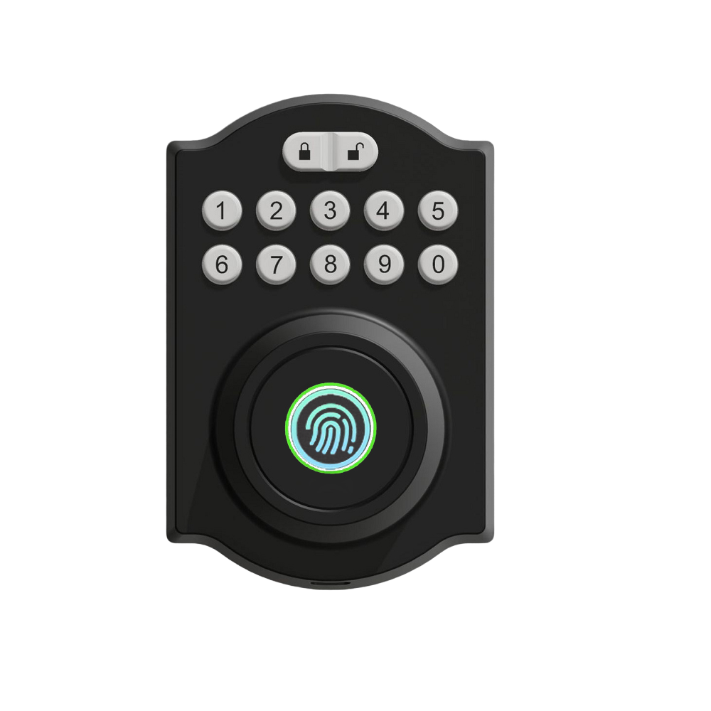 CDONLOCK CD301 Biometric Smart Lock for Steel Door APP Aluminum Deadbolt 53 Passwords Fingerprint Recognition Grade C Home