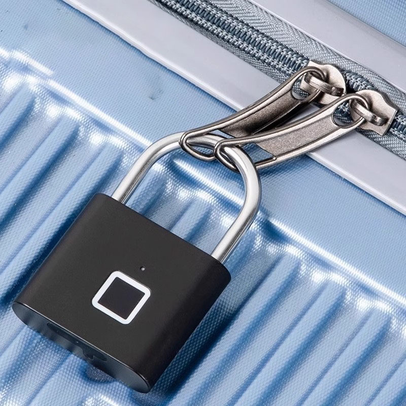 Wholesale New Intelligent Electronic Zinc Alloy Clutch Crossbody Bag Embedded Fingerprint Padlock Smart Lock