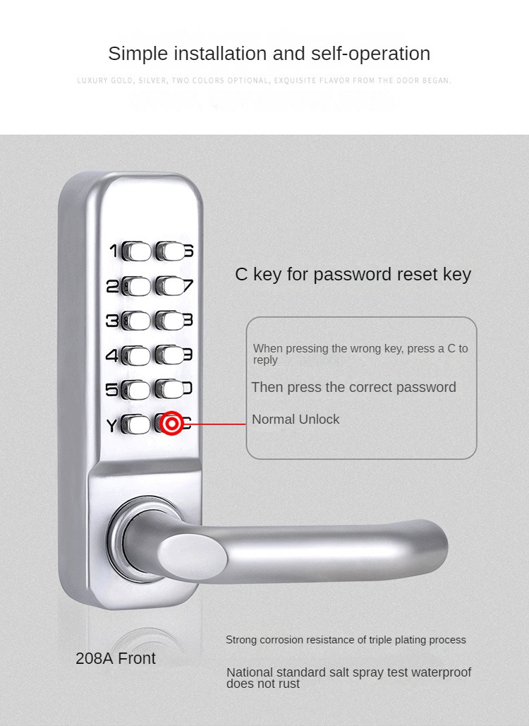 Outdoor Gate Lock