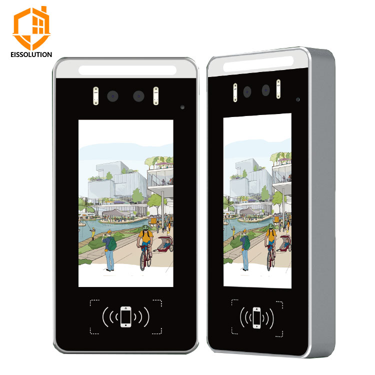 EISSolution Visual Intercom Linux Operating System Access Control System Rfid Card Biometric Door Lock Face Recognize Machine