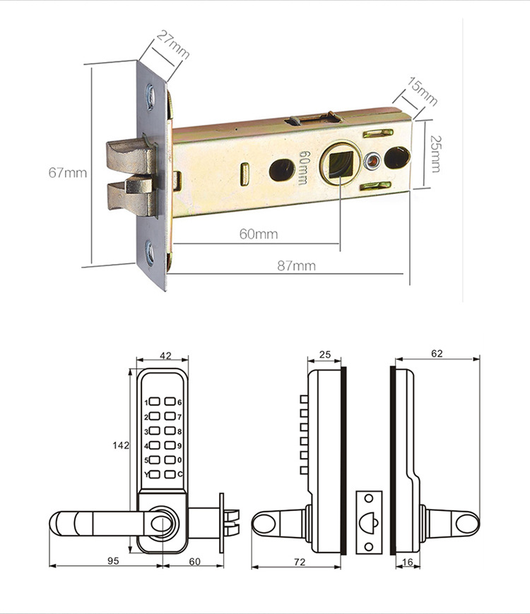 Gate Password Lock
