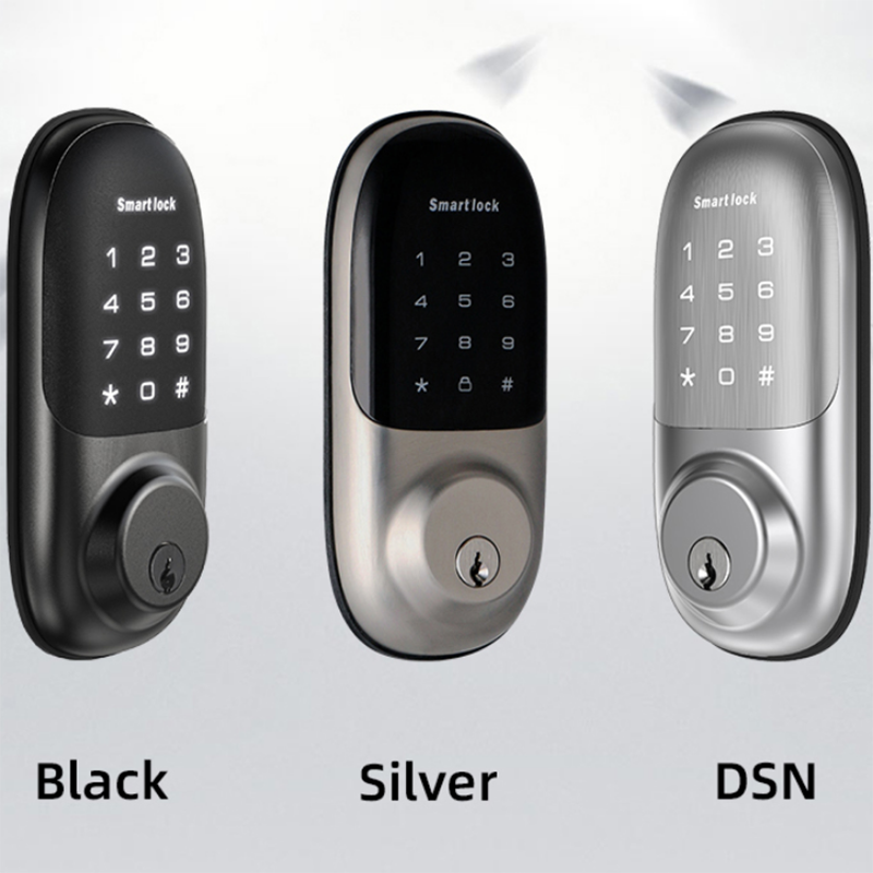 Factory Wholesale WiFi Smart Door Lock With Camera Tuya Electric Digital Password Keyless Security Fingerprint Deadbolt Lock