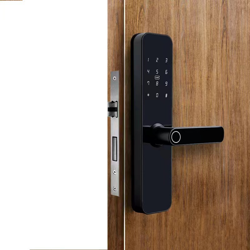 Tuya Ttlock APP Control Fingerprint Electronic Digital Touch Screen Keypad Code Smart Door Lock