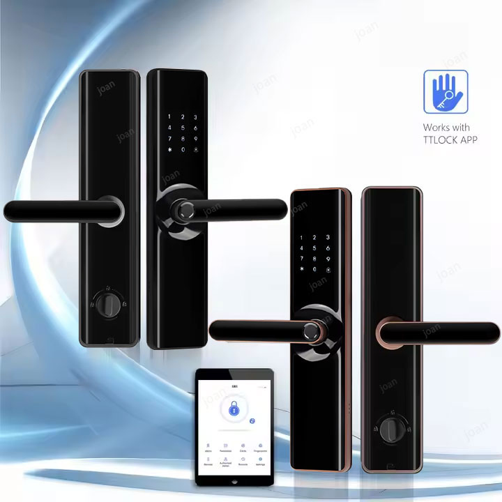Mortise 6068 Electronic Remote Control Tuya WiFi Digital Low Cost Best Quality APP Remote Unlock Fingerprint Smart WiFi Door Lock for Main Door