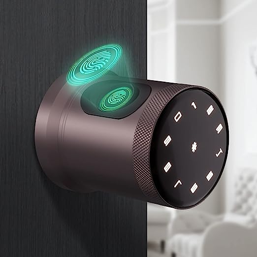 Smart Biometric Digital Lock Door Knob Fingerprint Door Lock for Outdoor Use