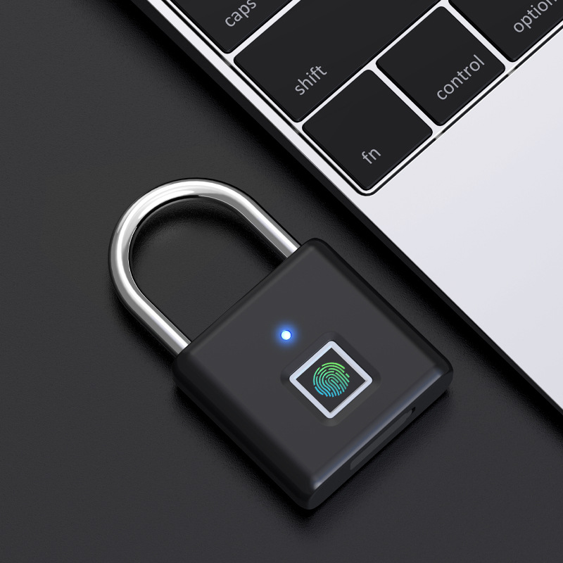 Wholesale New Intelligent Electronic Zinc Alloy Clutch Crossbody Bag Embedded Fingerprint Padlock Smart Lock
