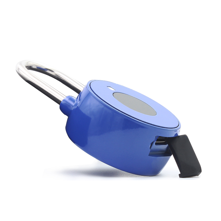 Mini Waterproof Smart Blue Tooth Padlocks App Keyless Biometric Fingerprint Top Security Smart Padlocks