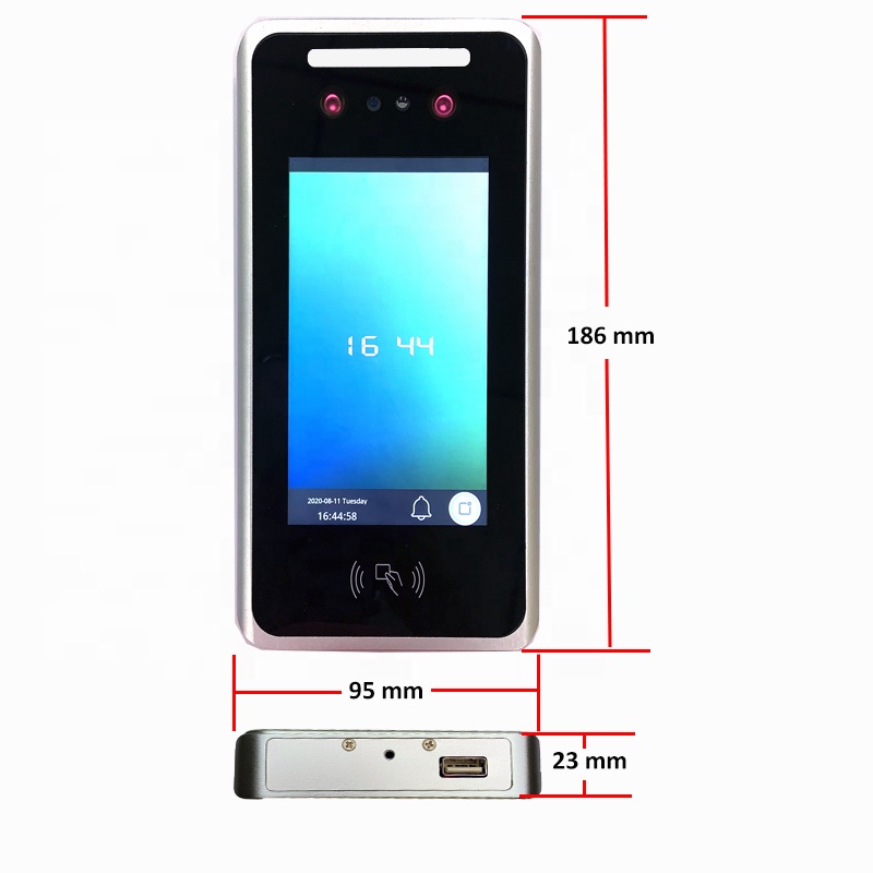 INJES Free Softwares Dynamic Face Recognition Door Lock System Dual AI Camera WG Security Facial Time Attendance Access Control