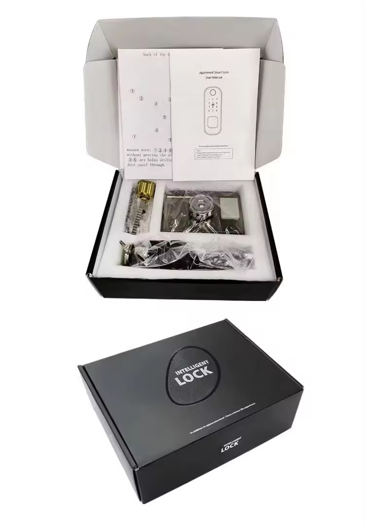 S812 Smart Lock APP Waterproof Tt Lock Electric Intelligent Digital Electronic Biometric Fingerprint Smart Rim Door Lock