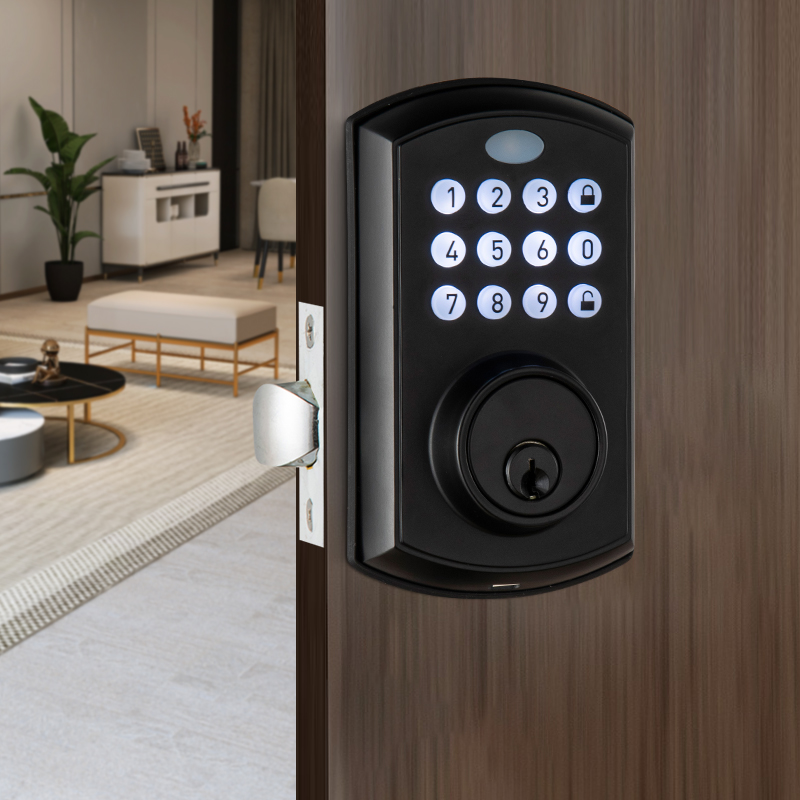 Digital Keypad Password Door Lock Wifi Tuya App Smart Door Lock Deadbolt Mortise Cylinder Smart Door Lock