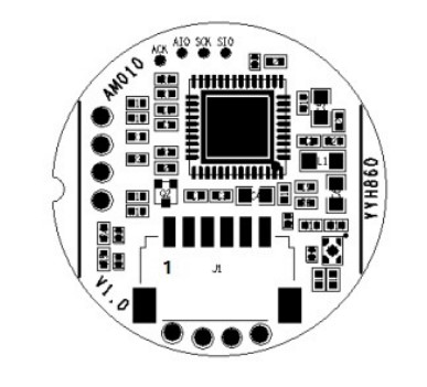 AM160-YYH360 Round Gate Recognition Smart Fingerprint Lock Padlock Module