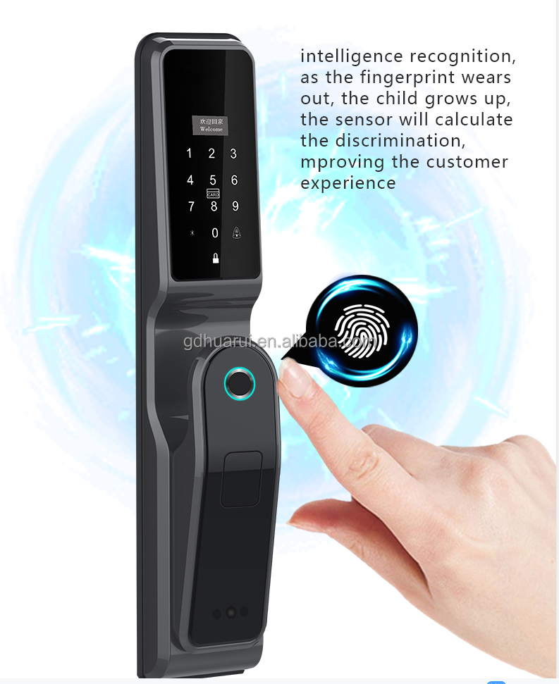 H11P 3D Face Tuya WiFi App Smart Door Lock Biometric Lock Fingerprint Door Handle Digital Keyless Lock