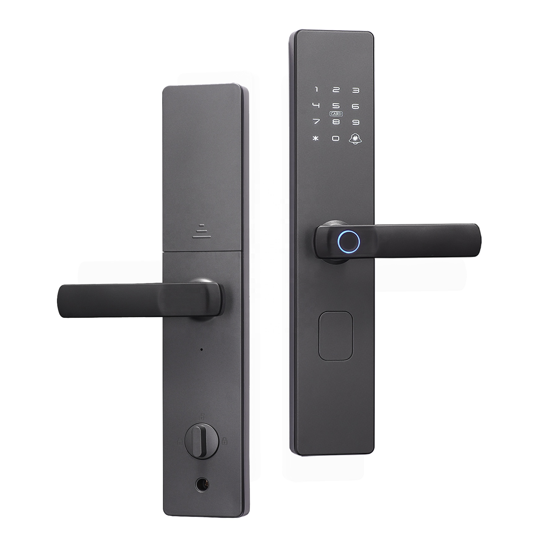 Tuya Factory-Made Smart Lock for Home Use Easy Installation with Digital Keypad Fingerprint Recognition Anti-Theft Door Security