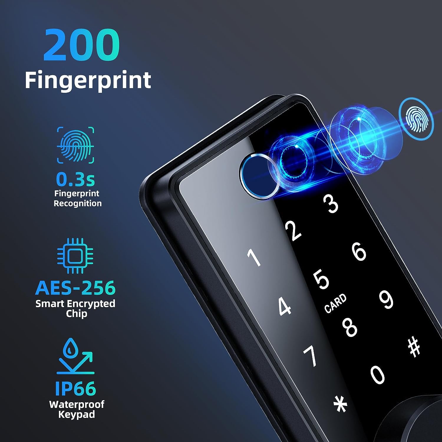 Best-Selling Custom Smart Door Lock with Keypad Electronic Code Smart Lock With APP Remote Control