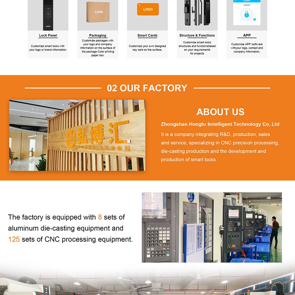 CNC Precision Engraving Smart Lock Palm Vein Face Recognition Hotel Apartment Tuya APP Remote Control Smart Lock