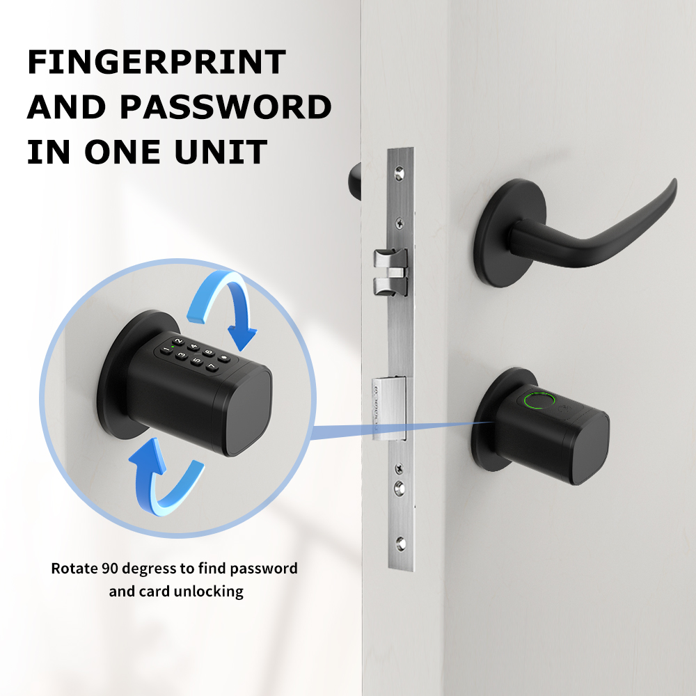 2025 Innovative Smart Lock Tuya Fingerprint Keyless Entry for Enhanced Home Security