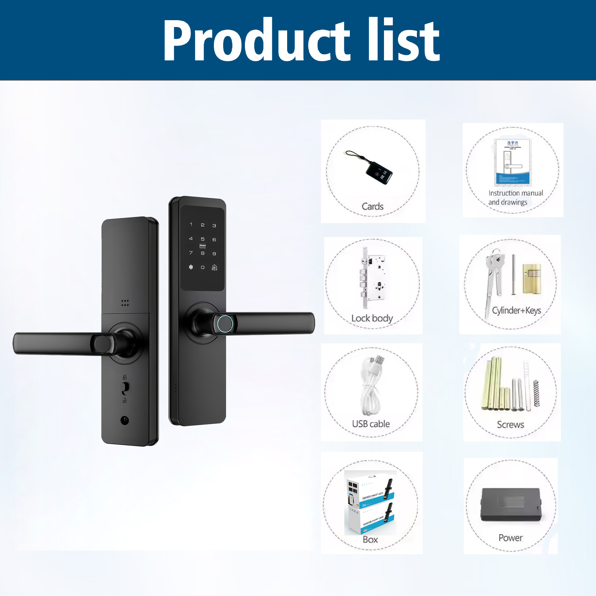 Sinon Wifi Remote Control Long Battery Life Door Smart Lock Smart Lock Door Smart Door Lock