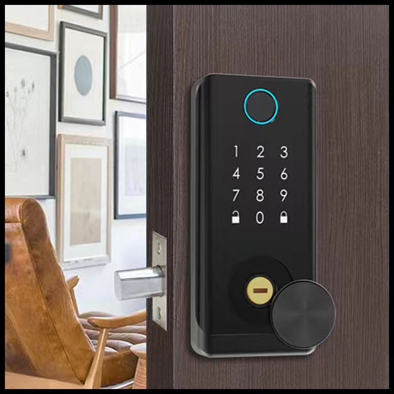 Security Home Keypad Digital Deadbolt Electric Cabinet Lock Fingerprint Smart Door Lock