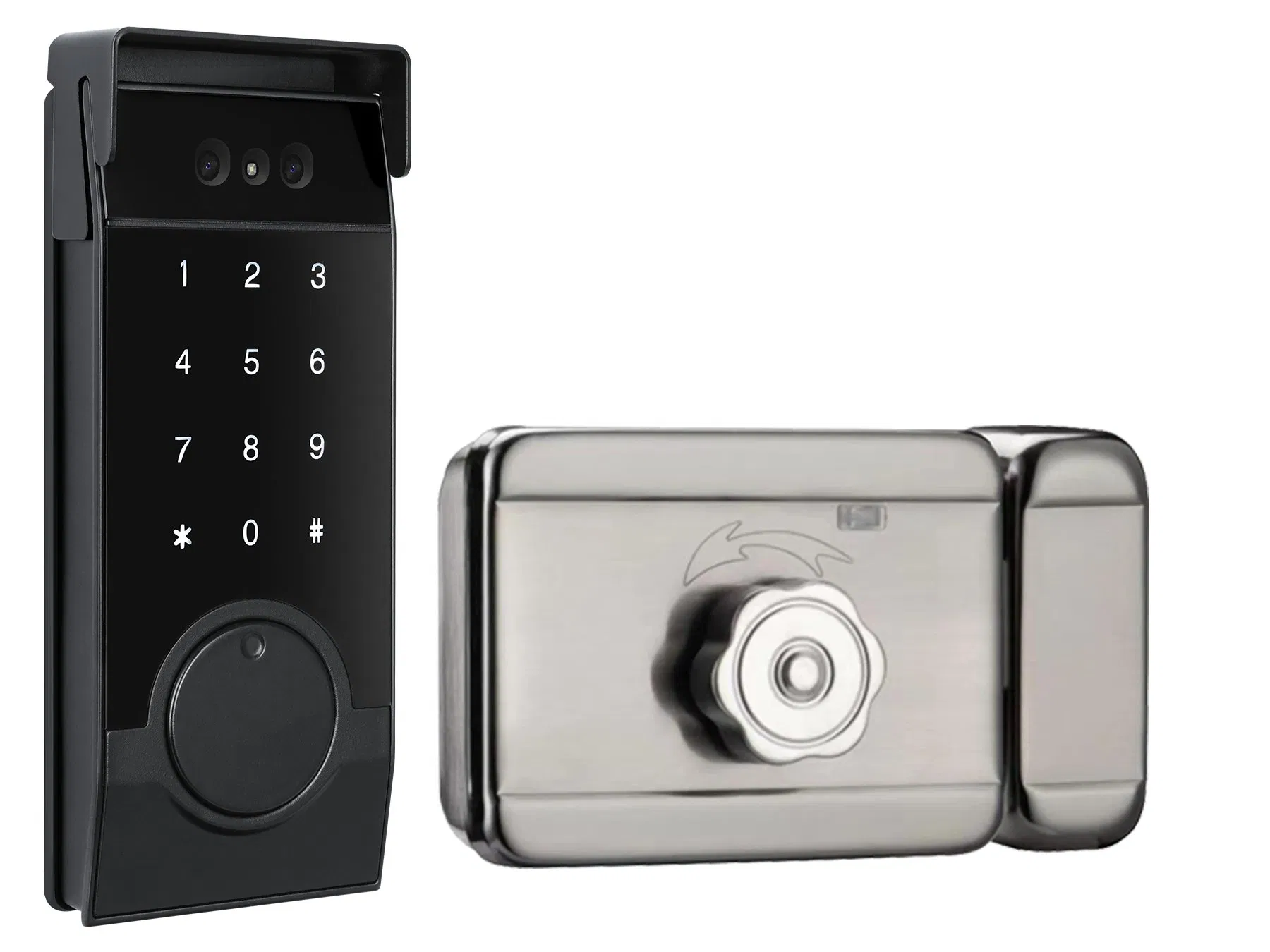 Smart Electric Night Latch Rim Lock Rimlock Deadbolt Nt003