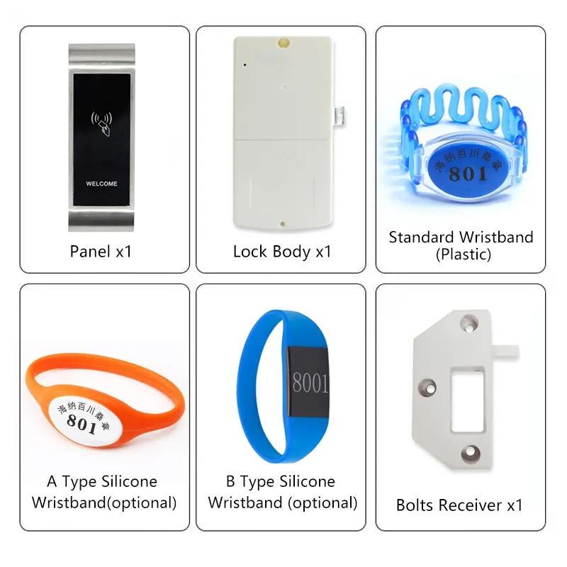 RFID Card Electronic Cabinet Lock Sauna Lock Smart ID Card Keyless Lock