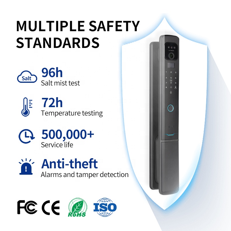 OYO Intelligent Israel Locks Door Tuya Smart With Fingerprint Face Recognition Door Lock Smart Electronic Locks for Doors
