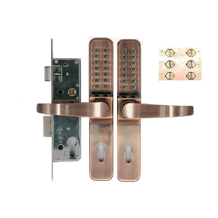 Mechanical Number Combination Code Mortise Door Lock 10