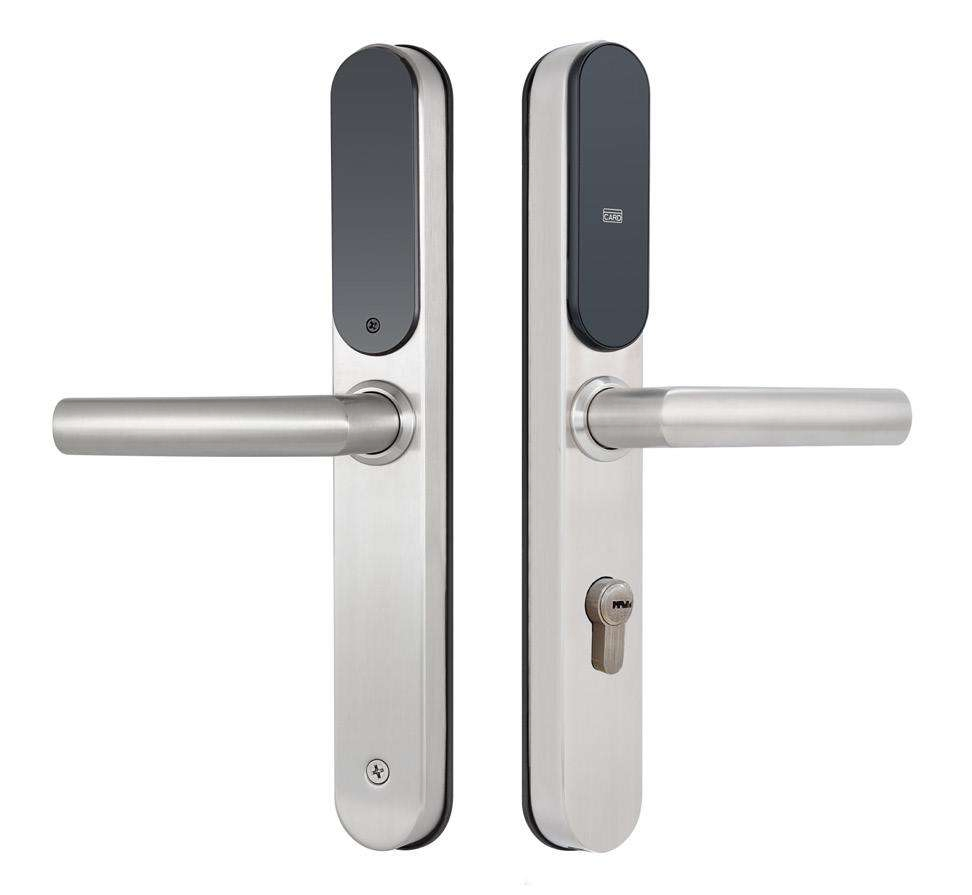 3585 Mortise Stainless Steel Intelligent RFID Card High Frequency Digital Card Key Locks with Free Software