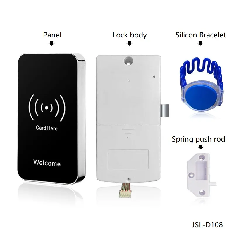 Jsl-D108s Cabinet Lock Smart Door Lock Side View