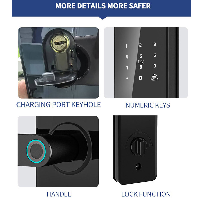 WiFi Smart Fingerprint Lock Smart Fingerprint Door Lock WiFi Enabled Door Lock TTlock App Lock