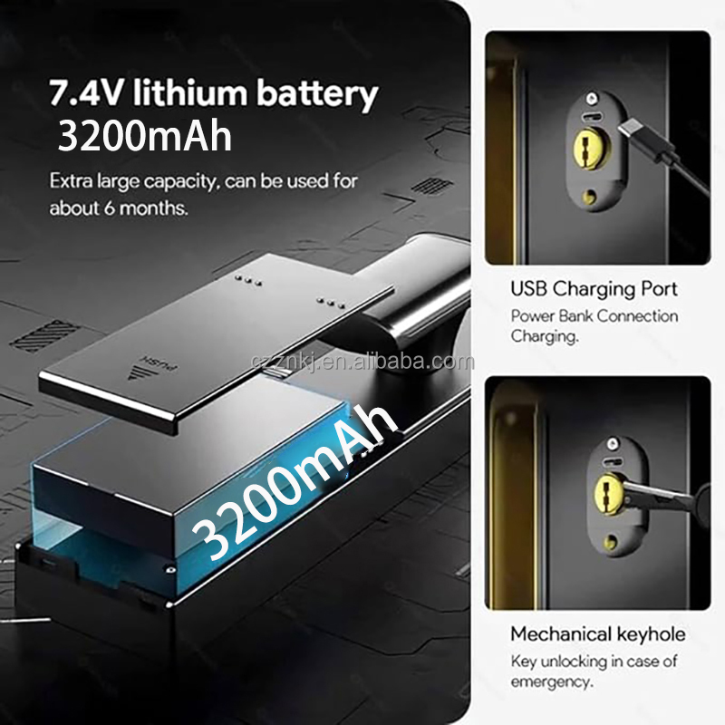 2026 Real Time Monitoring Face Unlock Recognition Biometric Fingerprint Automatic Slim Digital Lock WiFi Aluminum Alloy Cloud