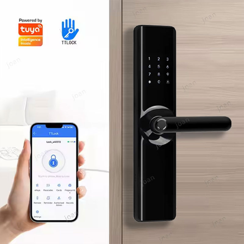 Mortise 6068 Electronic Remote Control Tuya WiFi Digital Low Cost Best Quality APP Remote Unlock Fingerprint Smart WiFi Door Lock for Main Door
