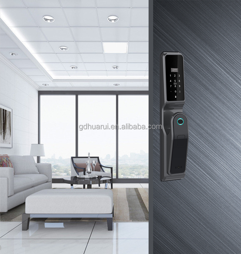 H11P 3D Face Tuya WiFi App Smart Door Lock Biometric Lock Fingerprint Door Handle Digital Keyless Lock