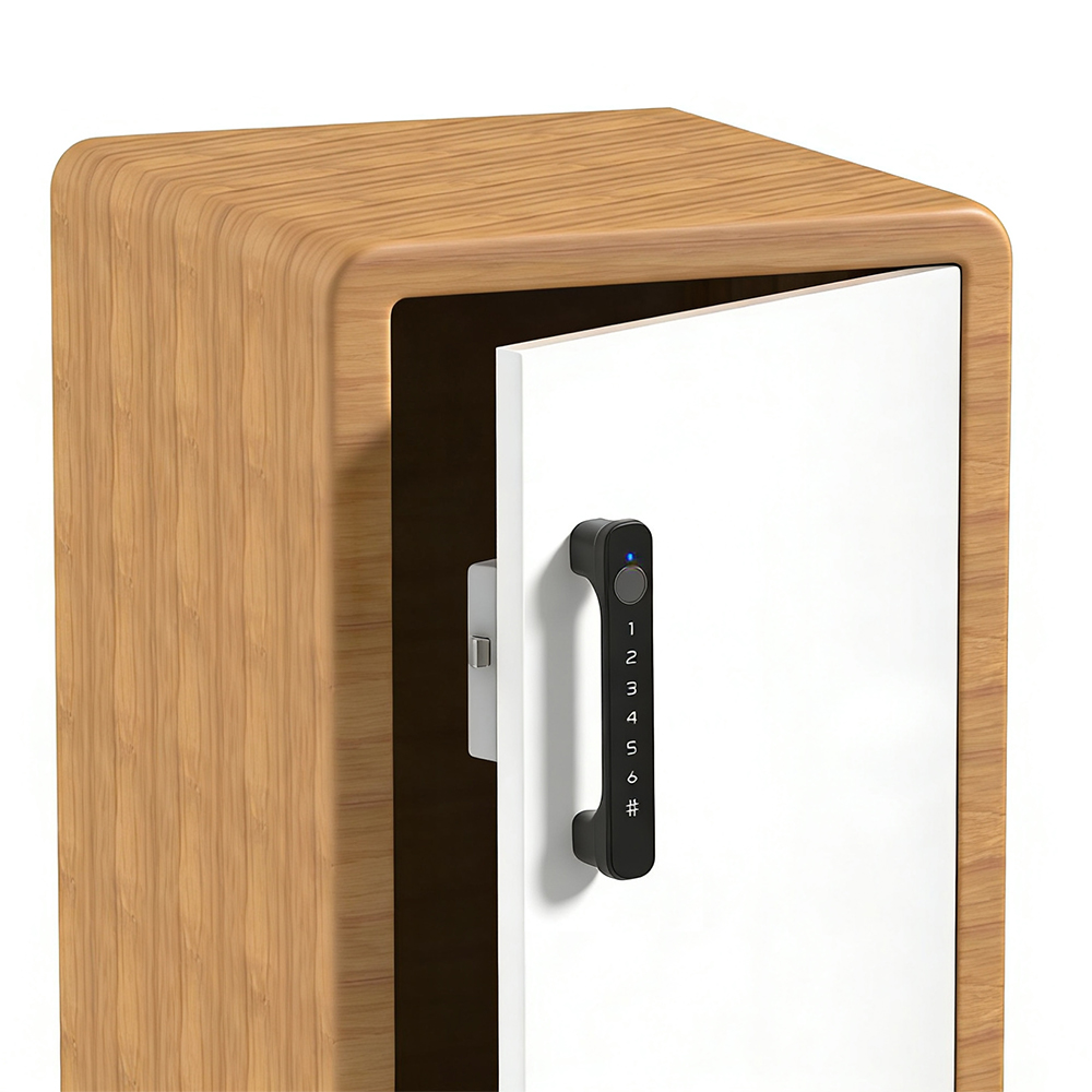 RE-602 Smart Fingerprint Password Tuya App Cabinet Lock For Wooden Wardrobe And Locker Security