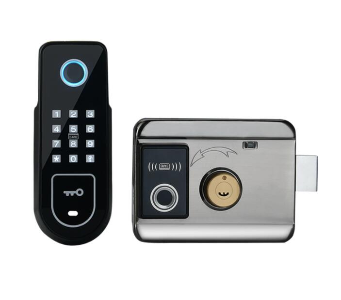 Safe Gate Security Key Remote APP Rim Smart Door Lock