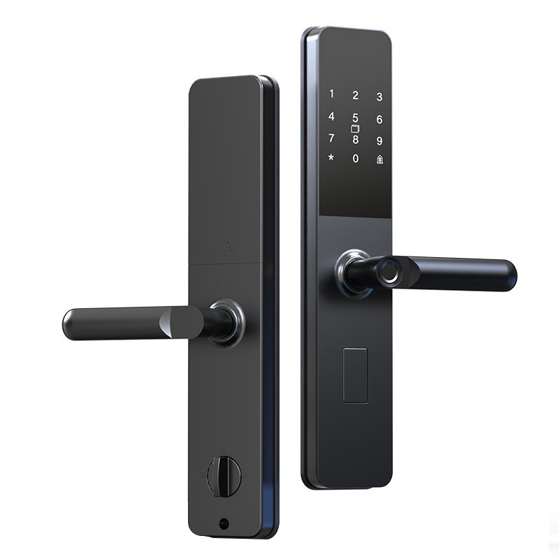 Premium HR Smart Lock Bluetooth Fingerprint Card Lock for Home Apartment Hotel Homestay Rental Room
