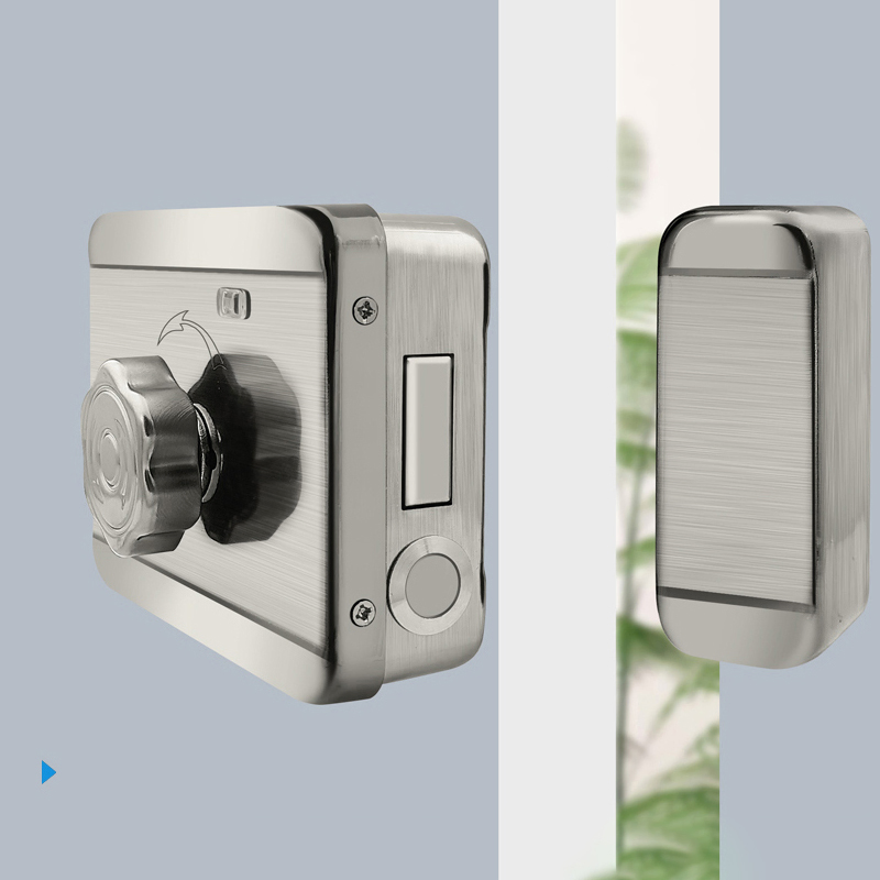 High Security Electronic Dual Fingerprint Smart Rim Lock with Ttlock APP