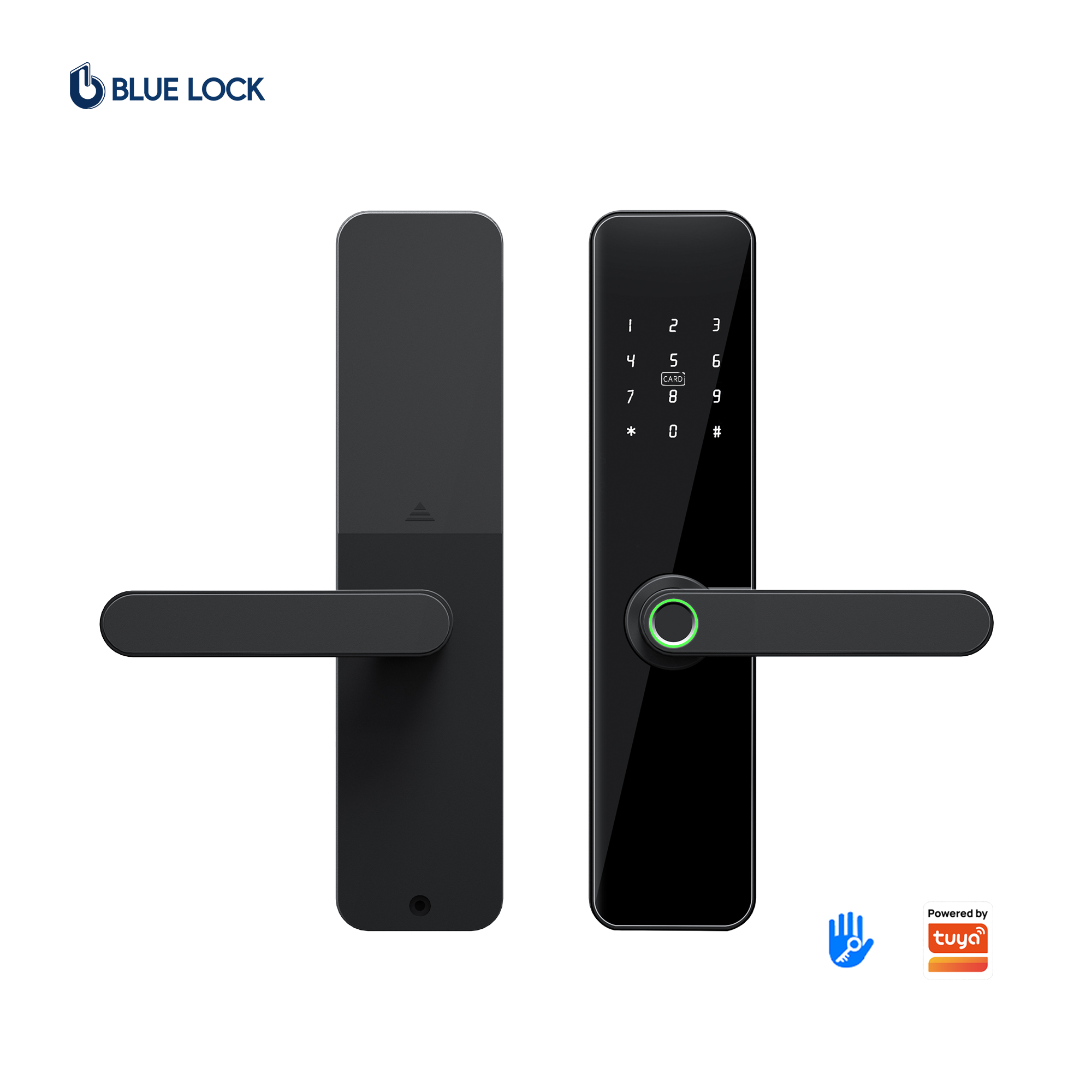 Bluelock Multi-Unlock App Remote Control Keyless Smart Door Lock with Fingerprint Password Unlocking