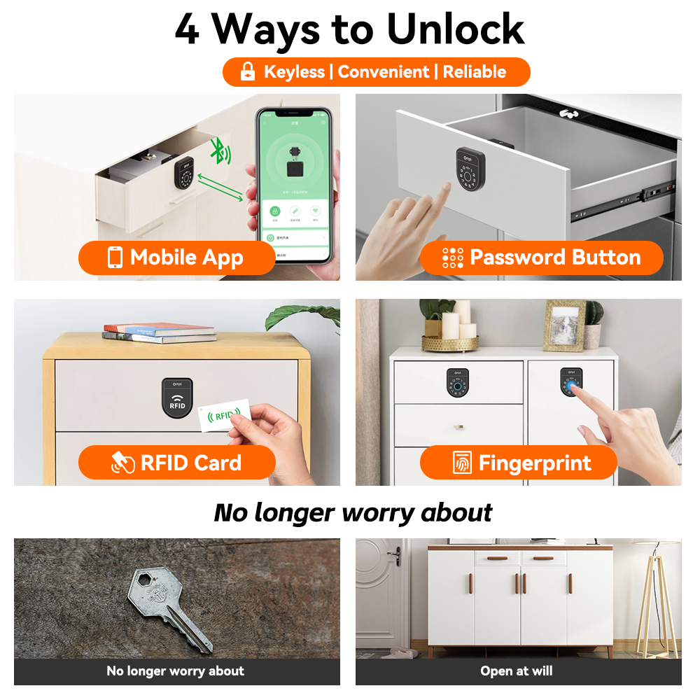 Nfc Biometric Electronic Bluetooths Furniture Cabinet Door Electric Lock Drawer Smart Rfid Card Locker Fingerprint Cabinet Locks
