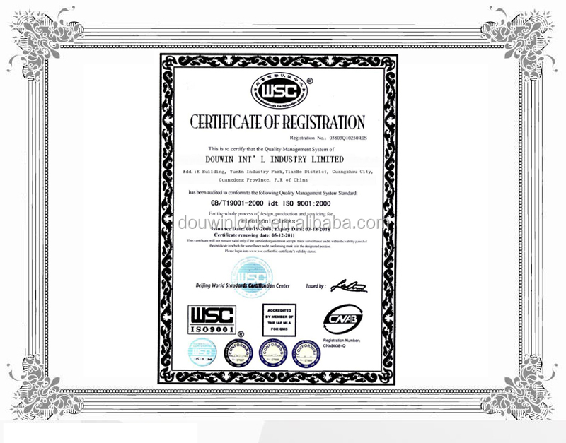 Quality Certificate
