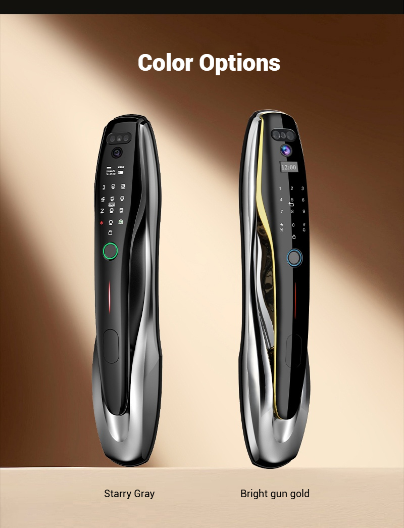 Smart Lock WIFI Tuya Ttlock APP Control Fingerprint Electronic Digital Touch Screen Keypad Code Key Smart Door Lock