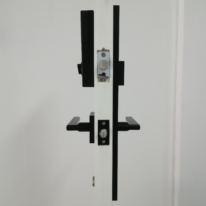 Modern Security Keyless Entry Handleset Touch Screen Keypad Smart Door Locks for Front Door, Household Villa