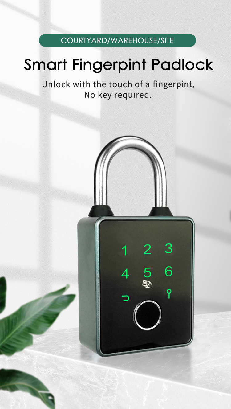 TUYA/TTLOCK Smart Door Lock Digital Keypad Electronic Security Padlock with Smart Card and Fingerprint Digital Lock
