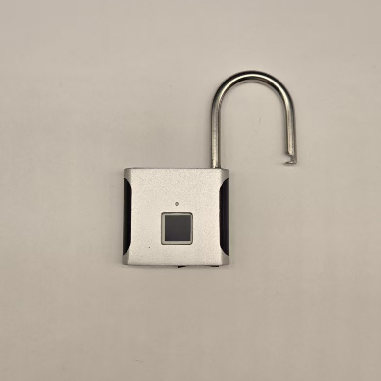 Custom Practical Smart Fingerprint Padlock Portable Self-Service Storage Security Anti-Theft Fingerprint Lock
