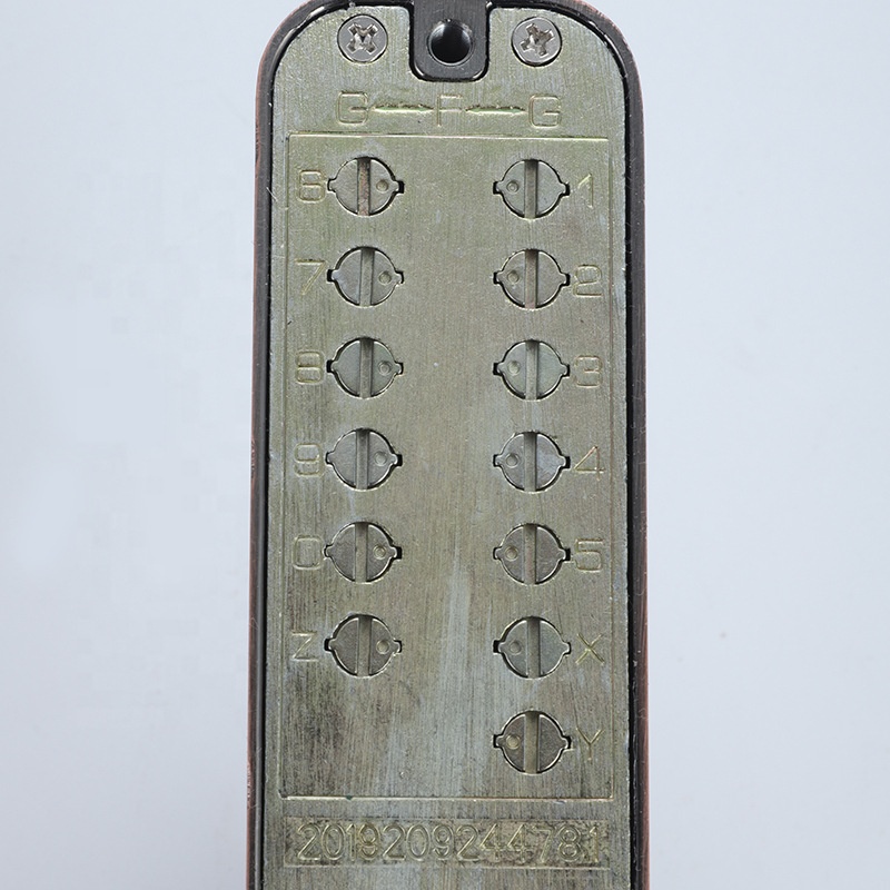 Keyless Digital Combination Push Button Security Door Mechanical Keypad Code Door Lock